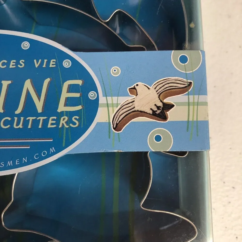 Fox Run Cookie Cutters Marine Life Starfish Fish Shark Dolphin Seahorse Seagull